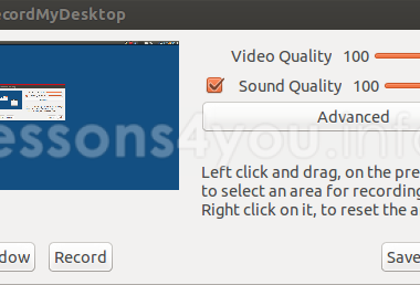 recordMyDesktop